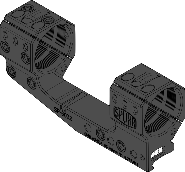 Montaż Spuhr SP-6022M 36 mm | 0 MOA | H-38 mm