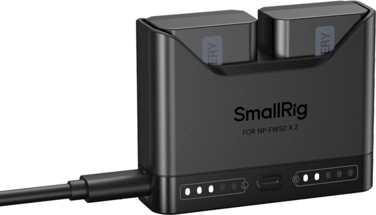 Ładowarka SmallRig 5488 + 2 akumulatory Sony NP-FW50