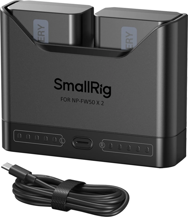 Ładowarka SmallRig 5488 + 2 akumulatory Sony NP-FW50