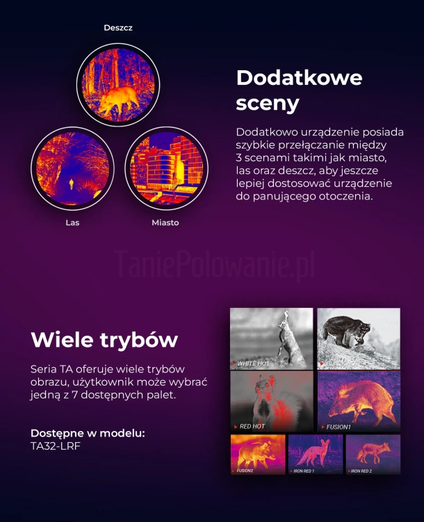 Monokular termowizyjny z dalmierzem PARD TA32 2.0 LRF