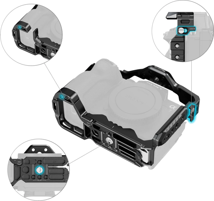 Klatka SmallRig 3667C do Sony A7R V/A1/A7 IV/A7R IV/A7S III/A7 V