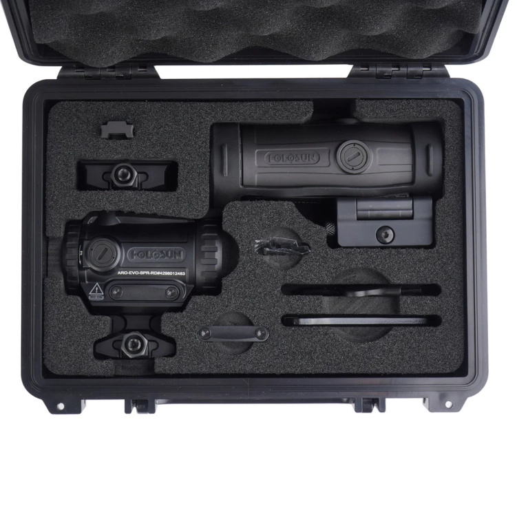 holosun-zestaw-kolimatora-aro-evo-spr-z-powiekszalnikiem-hm3x-holosun-spr-czarny-aro-evo-spr-rd-hm3x-set