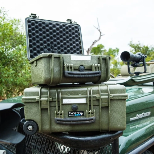 Skrzynia transportowa Explorer 3317HL Green z gąbką