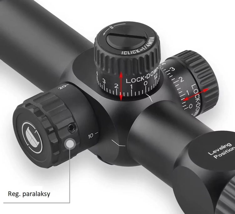 Luneta celownicza Discovery Optics HT Gen II 6-24x44 SFIR FFP z montażem