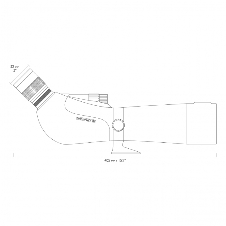 Luneta obserwacyjna Hawke Endurance ED 20-60x68 kątowa