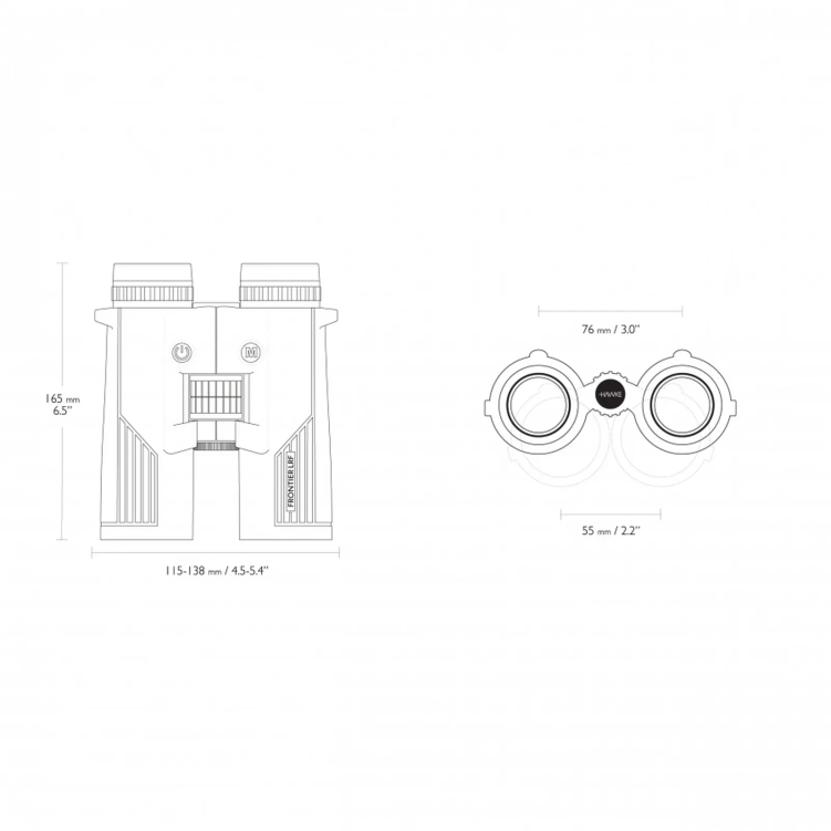 Lornetka z dalmierzem Hawke Frontier LRF 2300 10x42