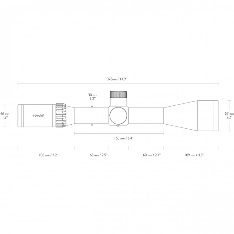 Luneta celownicza Hawke Airmax 30 FFP 6-24x50 SF AMX IR