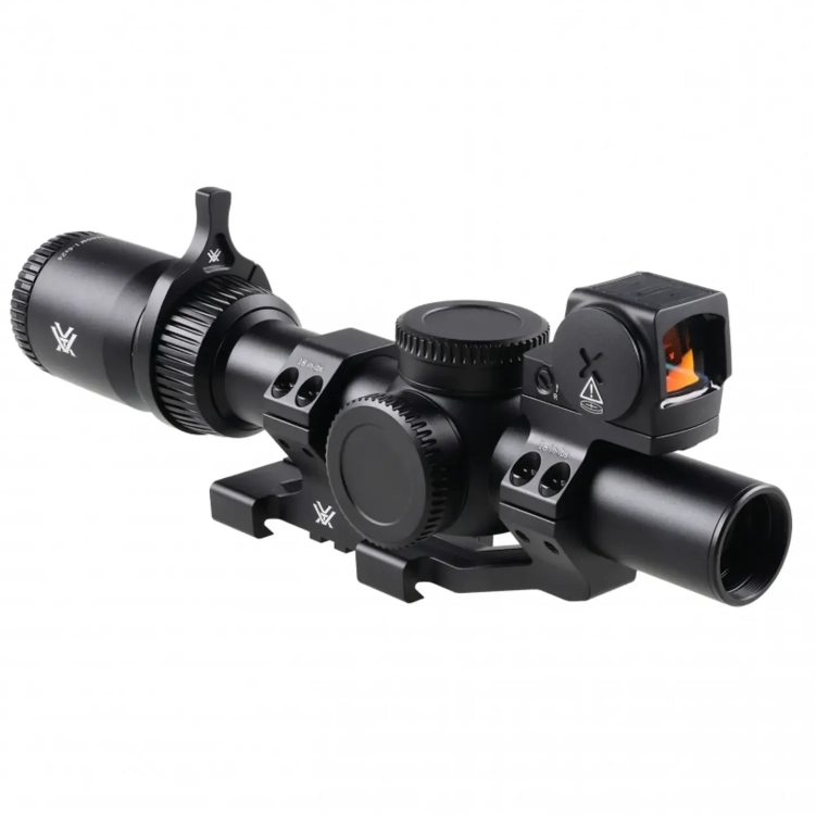 Zestaw Vortex AR luneta celownicza Vortex Venom 1-6x24 30 mm AR-BDC3 MOA + kolimator Vortex Venom 3 MOA + montaż Vortex Sport Cantilever 30 mm + montaż pod kolimator