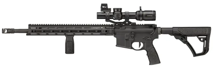 Zestaw Vortex AR luneta celownicza Vortex Venom 1-6x24 30 mm AR-BDC3 MOA + kolimator Vortex Venom 3 MOA + montaż Vortex Sport Cantilever 30 mm + montaż pod kolimator