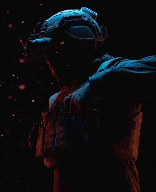 Hełm balistyczny PGD MICH low-cut z szynami ARC i montażem