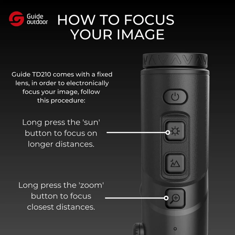 Monokular termowizyjny Guide TD421