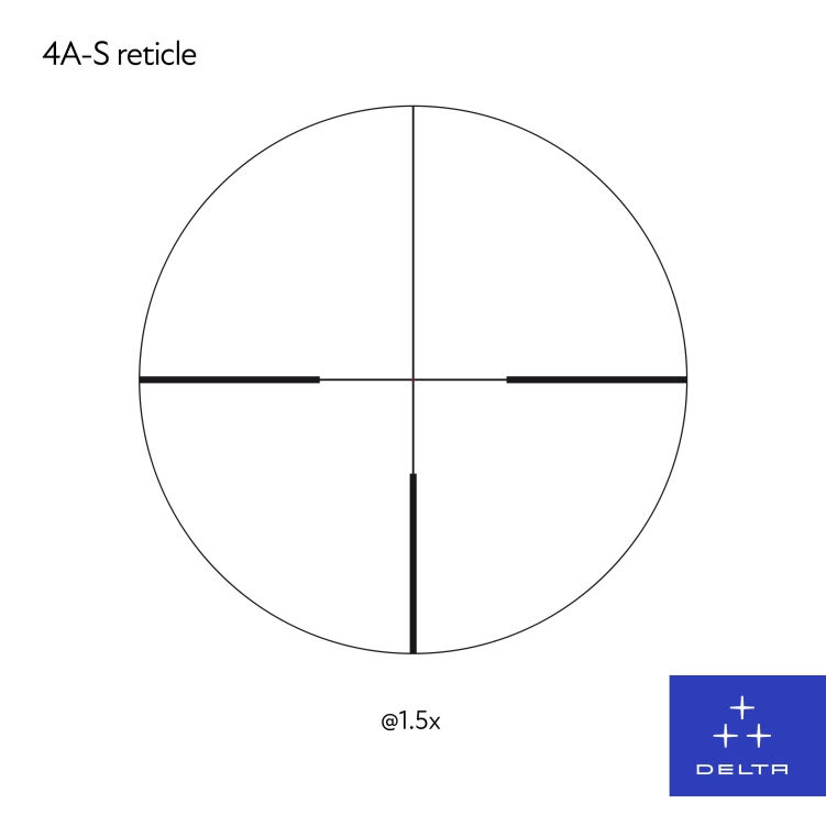 Luneta celownicza Delta Titanium HD 1,5-9x45 4A S MIL