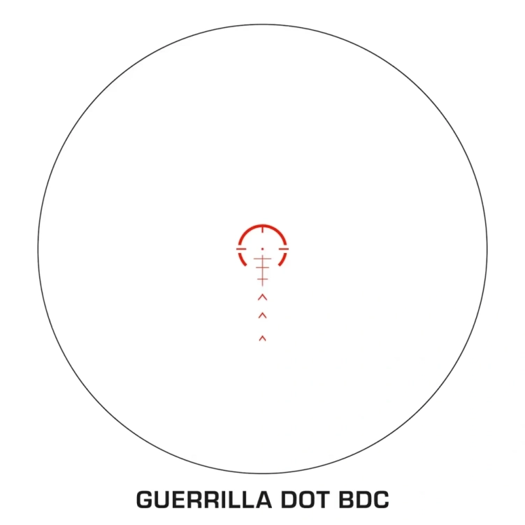 Swampfox-Optics-Luneta-biegowa-Arrowhead-SFP-LPVO-1-10x-Guerilla-DOT-BDC-Red-Czarna