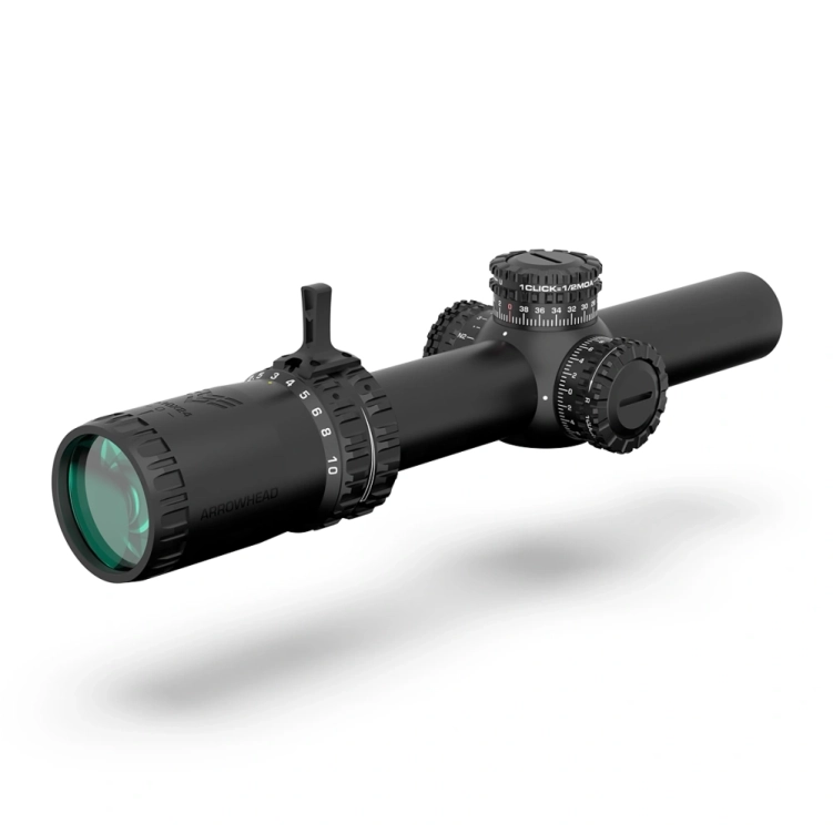 Swampfox-Optics-Luneta-biegowa-Arrowhead-SFP-LPVO-1-10x-Guerilla-DOT-BDC-Red-Czarna