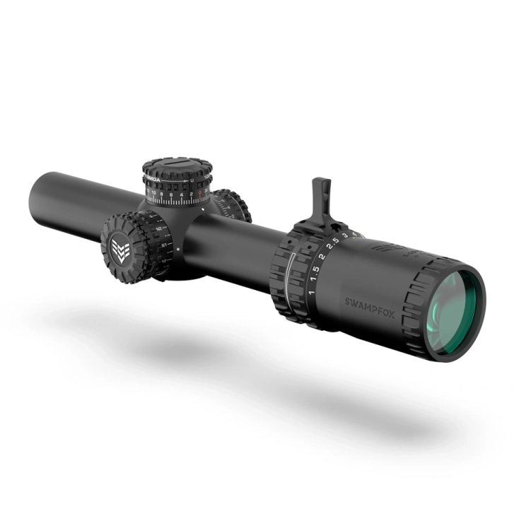 Swampfox-Optics-Luneta-biegowa-Arrowhead-SFP-LPVO-1-10x-Guerilla-DOT-BDC-Red-Czarna