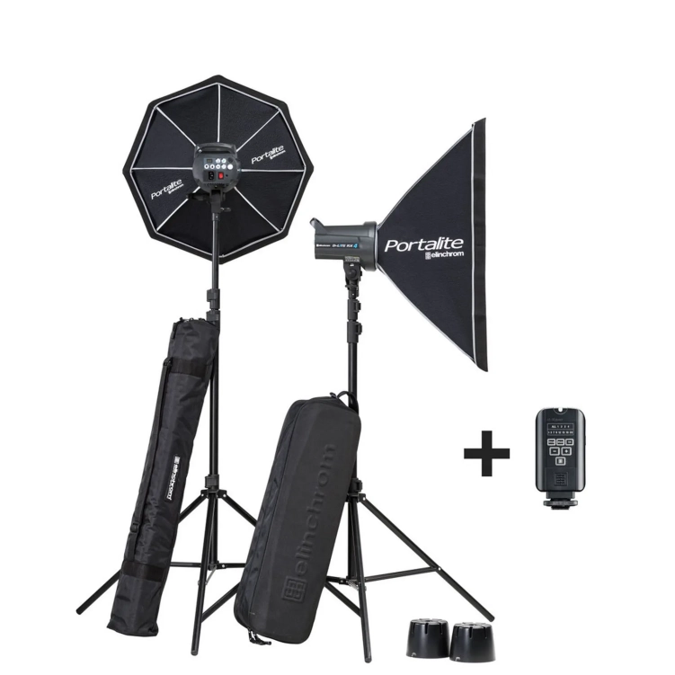 Zestaw Lamp Elinchrom D-Lite RX 4/4 Softbox to go