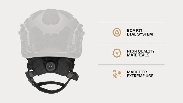 Mocowanie Hełmu PGD-Dial retention system BOA Fit