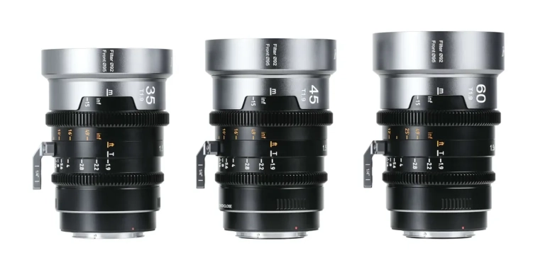 Zestaw Sirui IronStar T1.9 1.5x anamorficzny FF 35 mm i 45 mm i 60 mm
