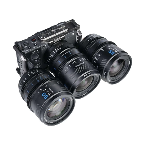 Sirui Vision Prime 1 T1.4 FF obiektyw z 24 mm/35 mm/50 mm (Sony E, mocowania Z/RF/L wymienne) zestaw obiektywów