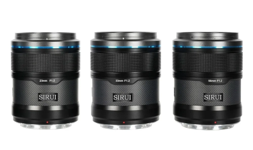 Sirui Sniper 23 mm, 33 mm i 56 mm F1.2 APS - C AF (Sony E) zestaw obiektywów
