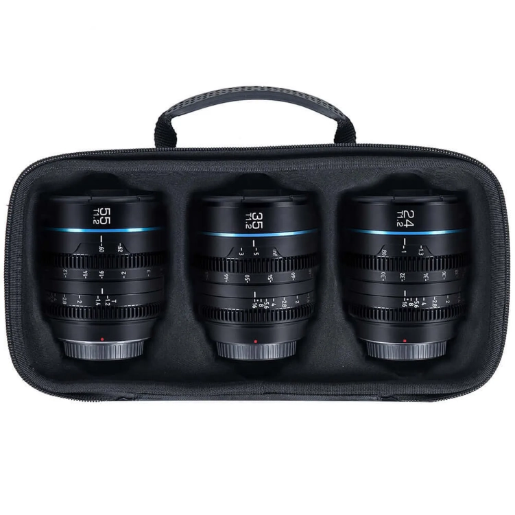Obiektyw Sirui Nightwalker 24, 35 i 55 mm T1.2 S35 zestaw (M4/3)
