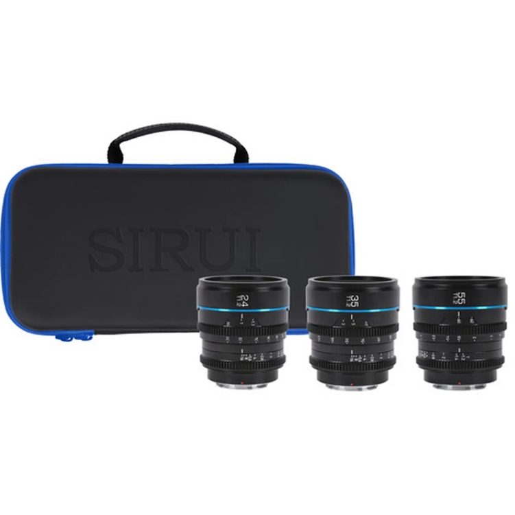 Zestaw obiektywów Sirui Nightwalker 24, 35 i 55 mm T1.2 S35 (Fuji X)