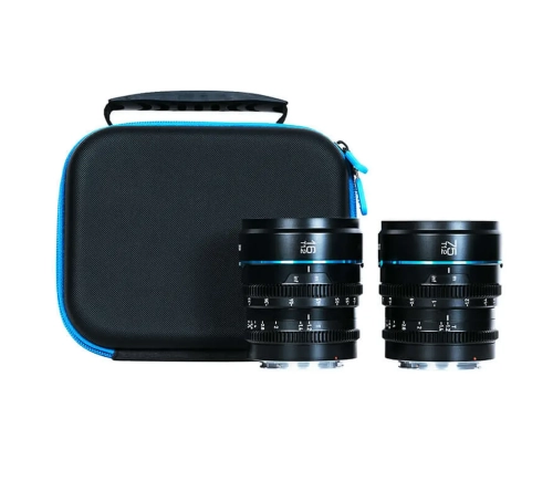 Zestaw Sirui Nightwalker 16 mm i 75 mm T1.2 S35 2 obiektywów (L - Mount, walizka ochronna w zestawie)