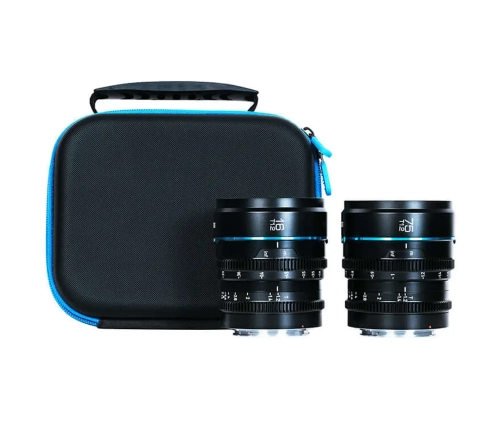 Zestaw Sirui Nightwalker 16 mm i 75 mm T1.2 S35 2 obiektywów (M4/3, walizka ochronna w zestawie)