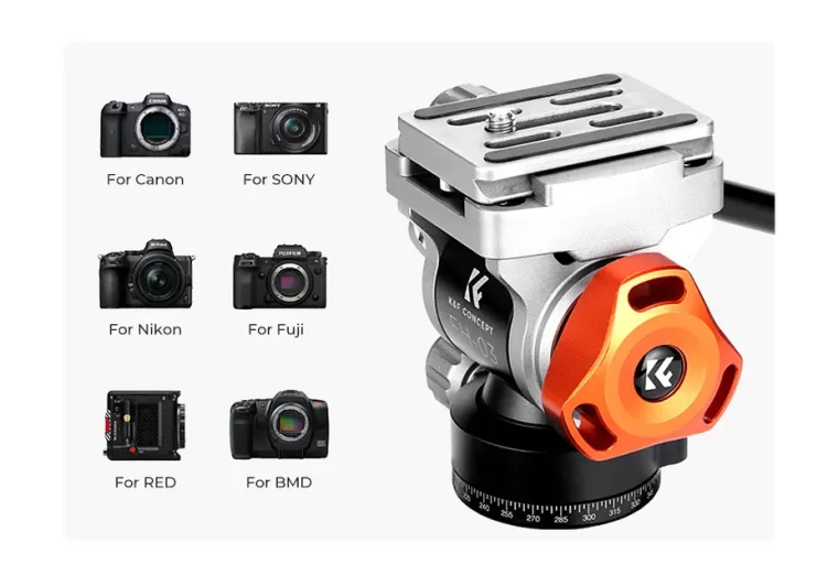 K&F Concept O255C4+FH-03 statyw z głowicą FH-03