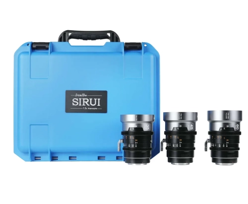 Sirui IronStar T1.9 1.5x anamorficzny FF 35 mm i 45 mm i 60 mm zestaw obiektywów