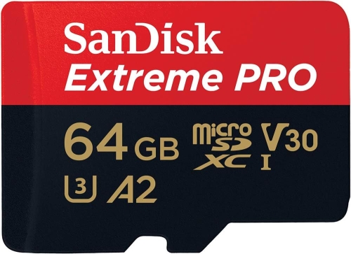 Karta Sandisk Extreme Pro microSDXC 64 GB V30 (200 MB/s)