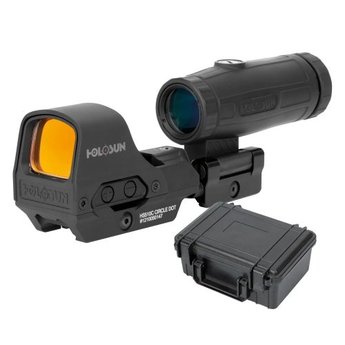 Zestaw Holosun Kolimator 510C & Powiększalnik HM3X / GREEN DOT
