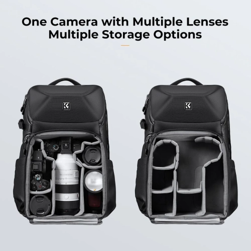 Plecak fotograficzny K&F Concept 20L DSRL Black