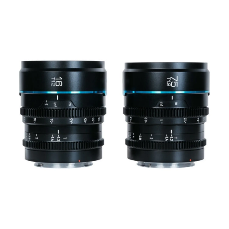 Sirui Nightwalker 16 mm 75 mm T1.2 Canon RF obiektywy