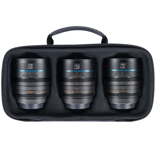 Zestaw Sirui Nightwalker 24 mm 35 mm 55 mm T1.2 Sony E Gun Metal