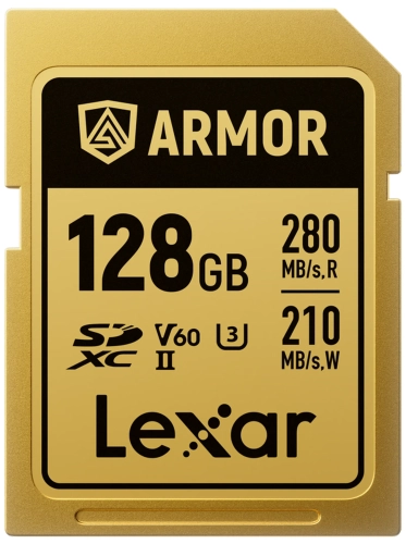 Karta pamięci Lexar SDXC ARMOR Gold U R280/W210 V60 128GB