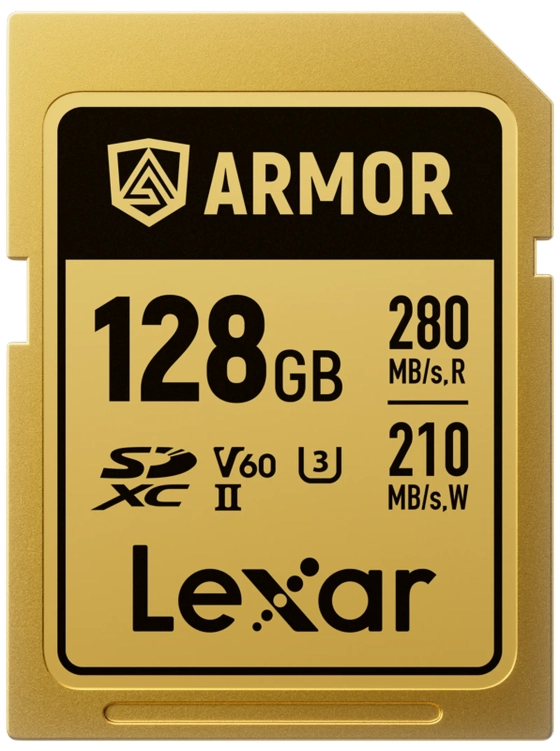 Karta pamięci Lexar SDXC ARMOR Gold U R280/W210 V60 128GB