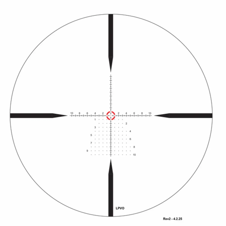 Luneta celownicza Zero Tech TRACE ED 1-10x24 LPVO RMG-L