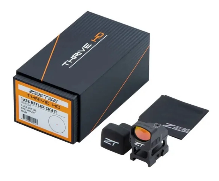 Kolimator Zero Tech THRIVE HD Reflex 3 MOA - montaż wysoki - RMR