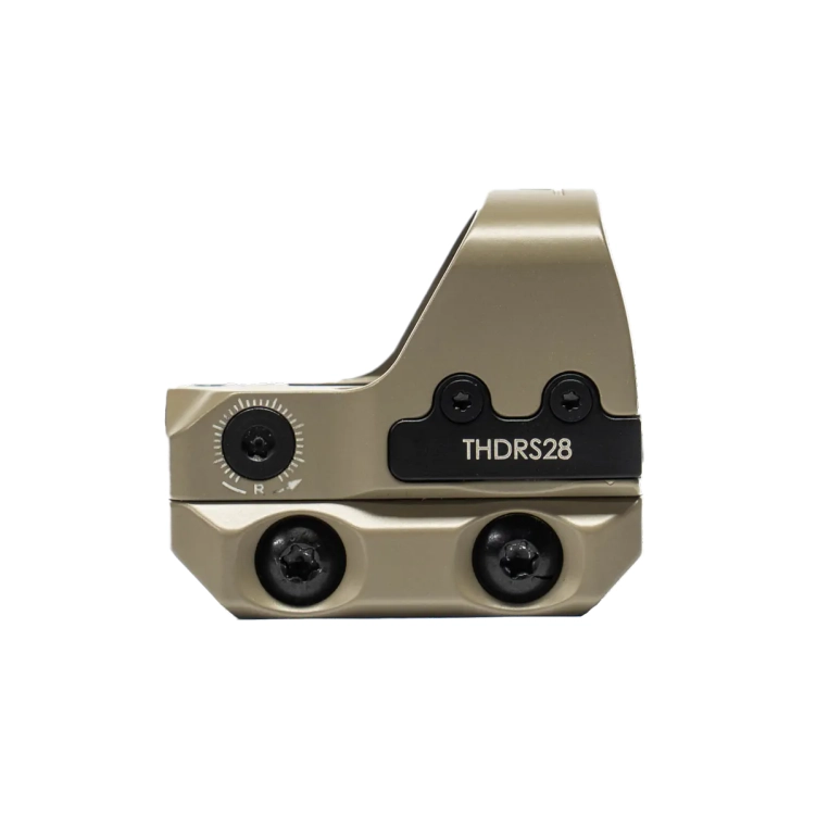 Kolimator Zero Tech THRIVE HD Reflex 3 MOA MULTI RETICLE GREEN DOT FDE- montaż niski - RMR