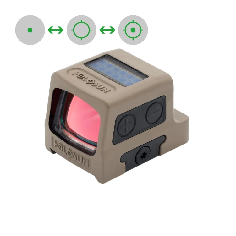 Kolimator Holosun HE509T-GR-X2-FDE z montażem Picatinny