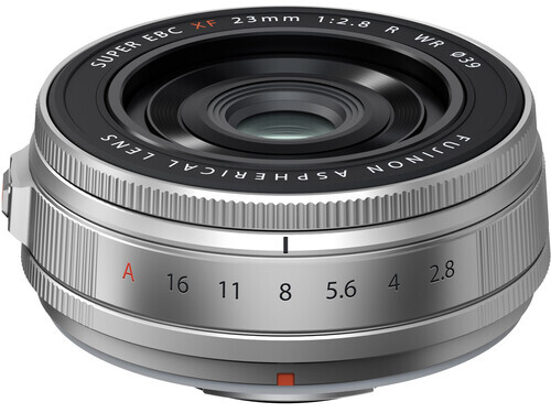 Obiektyw FujiFilm Fujinon XF 23 mm f/2.8 R WR Srebrny