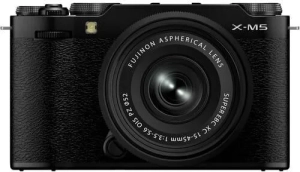 Aparat FujiFilm X-M5 + XC 15-45 mm f3.5-5.6 OIS PZ Czarny