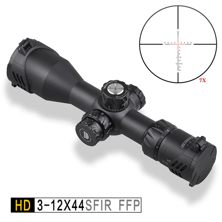 Luneta celownicza Discovery Optics HD 3-12X44SFIR FFP-MIL