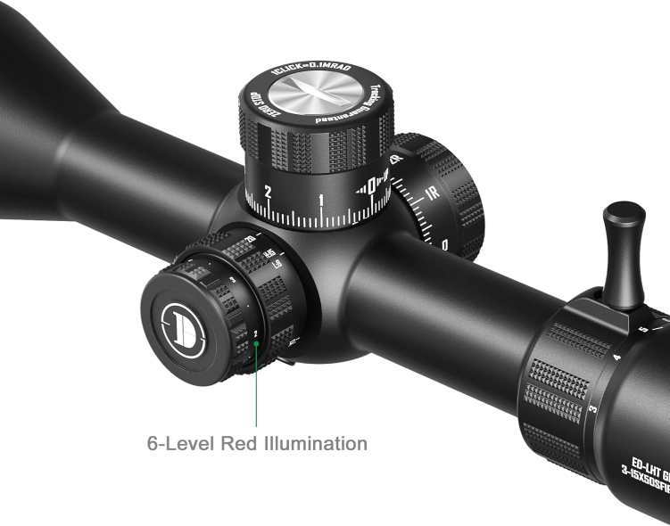 Luneta celownicza Discovery Optics ED-LHT GENⅡ 3-15X50SFIR FFP-Z-MRAD