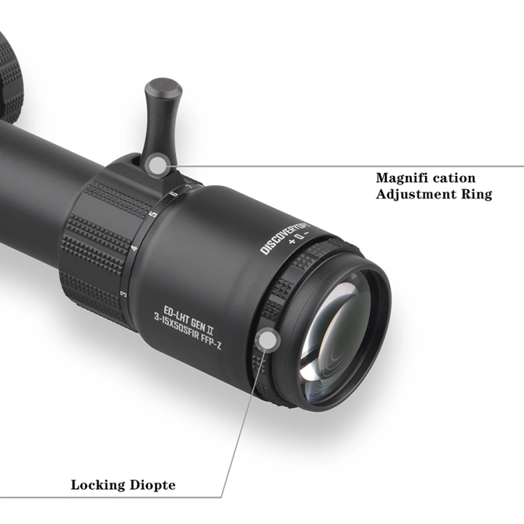 Luneta celownicza Discovery Optics ED-LHT GENⅡ 3-15X50SFIR FFP-Z-MRAD