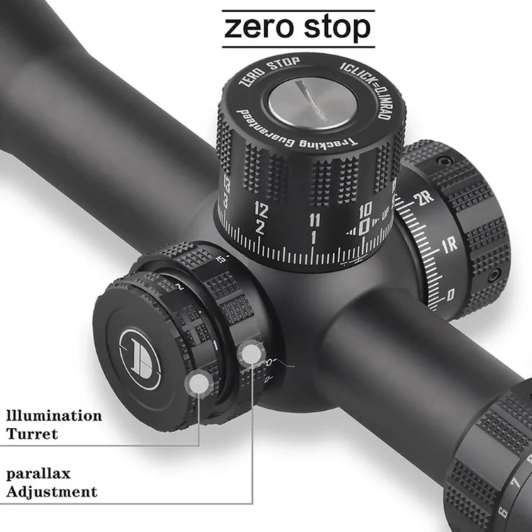 Luneta celownicza Discovery Optics ED PRS GENⅡ 5-25x56 SFIR FFP-Z MRAD ZERO STOP