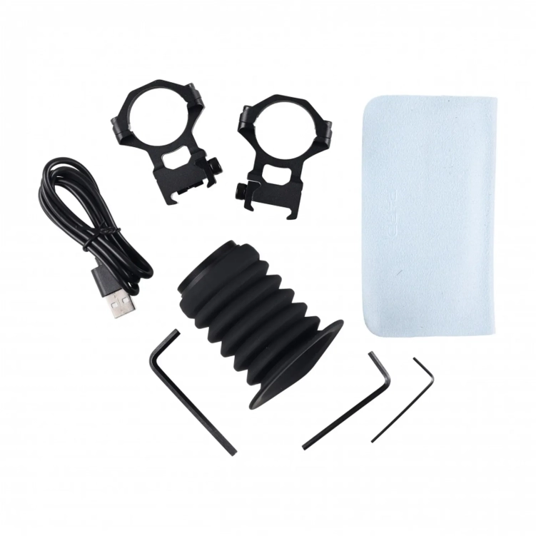 Zestaw celownik noktowizyjny PARD Night Stalker 4K 2.0 70 mm LRF + moduł iluminator podczerwieni 850 nm