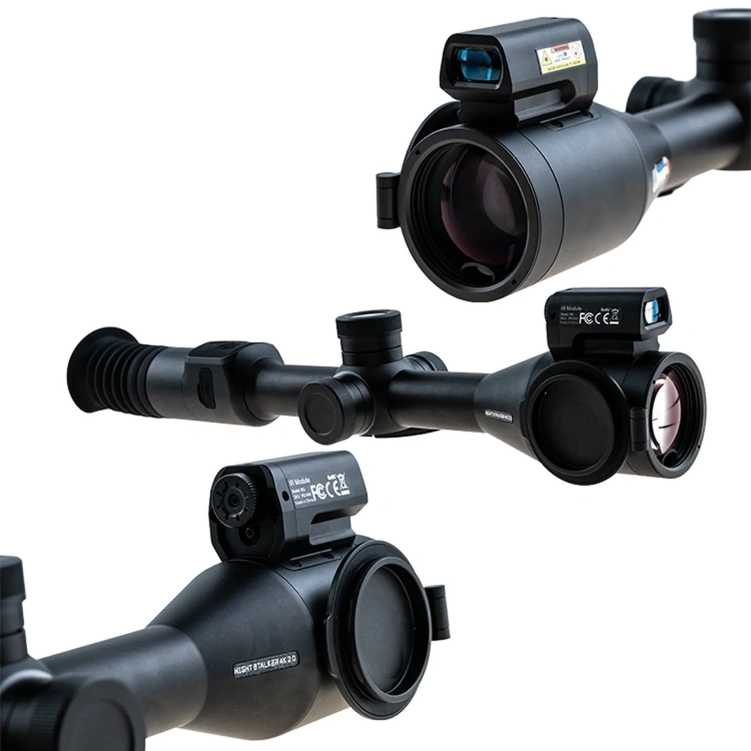 Zestaw celownik noktowizyjny PARD Night Stalker 4K 2.0 70 mm LRF + moduł iluminator podczerwieni 850 nm