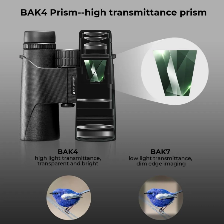 Lornetka K&F Concept 10x42 BaK4 IP66 KF33.081